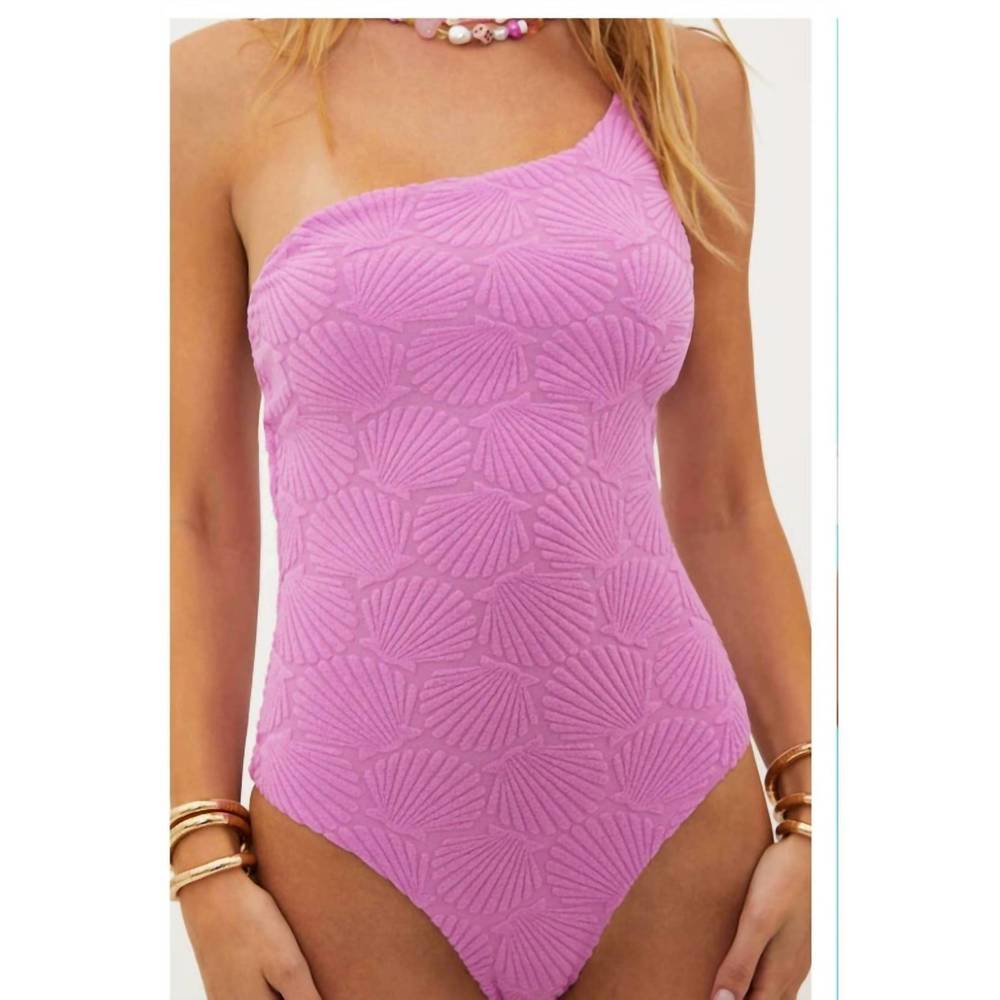 NEW BEACH RIOT athena one piece in shell pink - Picture 2 of 4